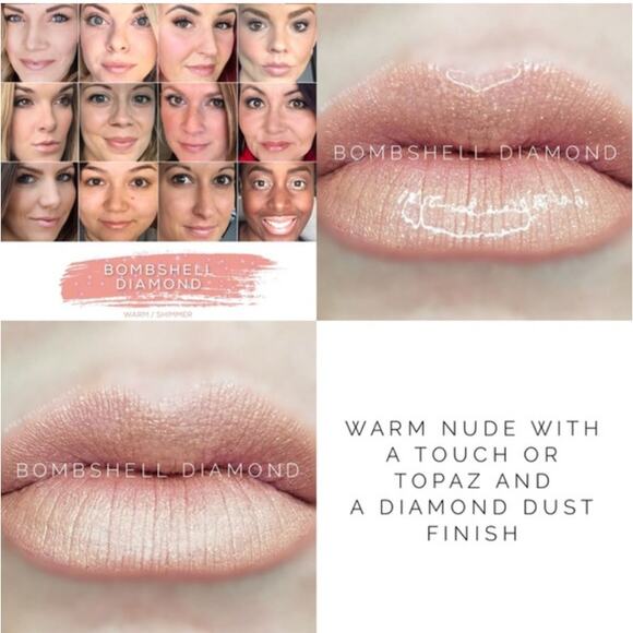 SeneGence Bombshell Diamond LipSense Limited Edition Retired Color New Sealed - Picture 3 of 6